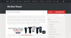 Desktop Screenshot of mybestshaver.com